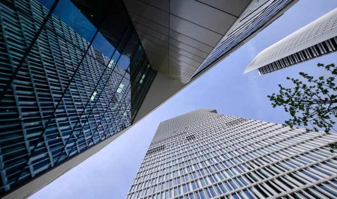 Bankenviertel in Frankfurt