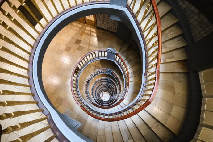 Hamburg - Stadt mit vielen Treppenhäusern